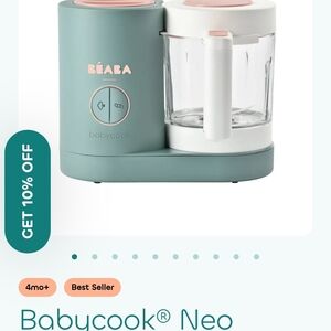 BÉABA Babycook Neo Baby Food Maker - Green and White
